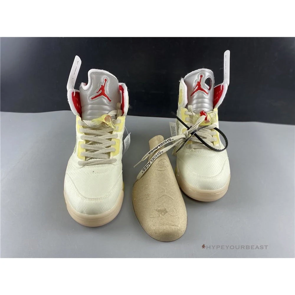 Hypeyourbeast Off White X Air Jordan 5 White 8 Hypeyourbeast Off White X Air Jordan 5 White