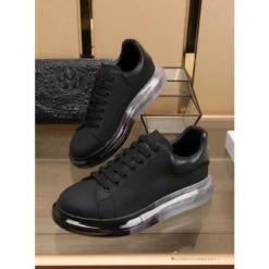 Hypeyourbeast A. Mcqueen Alexander McQueen Black / Back Rubber Sole Sneaker