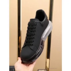 Hypeyourbeast A. Mcqueen Alexander McQueen Black / Back Rubber Sole Sneaker