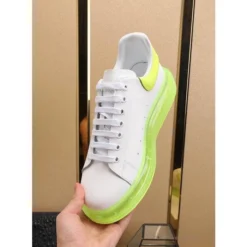 Hypeyourbeast A. Mcqueen Alexander McQueen White / Neon Green Sole Sneaker