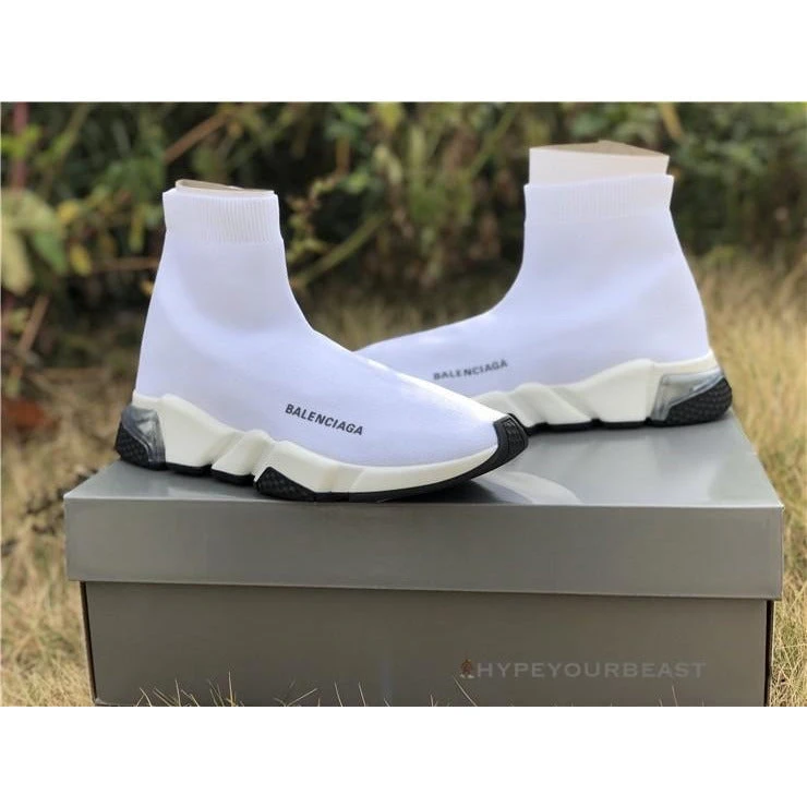 Hypeyourbeast Balenciaga BCG Sock Trainers White / White 4 Hypeyourbeast Balenciaga BCG Sock Trainers White / White