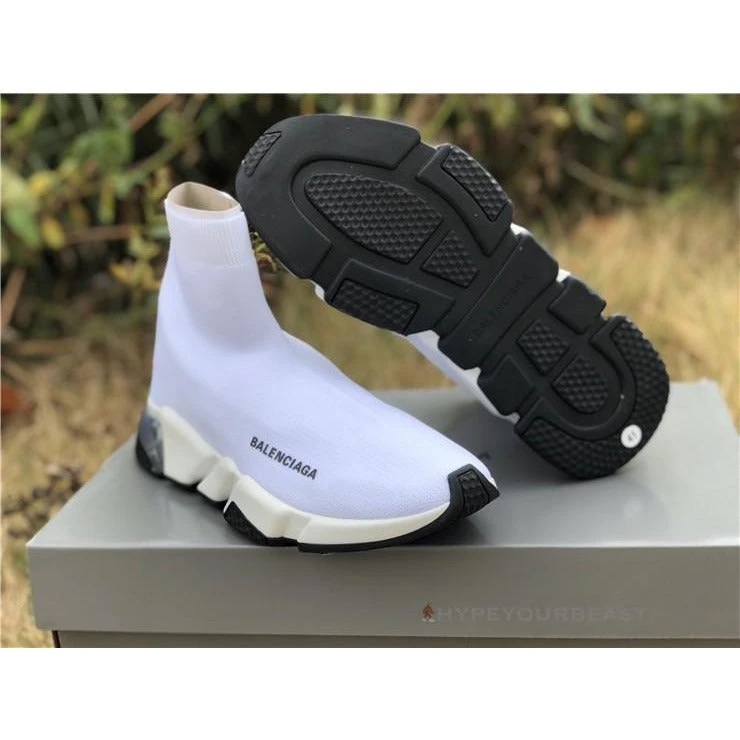 Hypeyourbeast Balenciaga BCG Sock Trainers White / White 1 Hypeyourbeast Balenciaga BCG Sock Trainers White / White