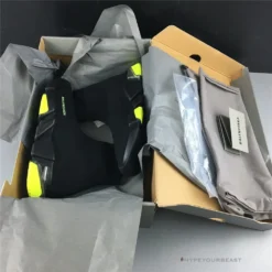 Hypeyourbeast BCG Sock Sneakers Clear Sole - Black Yellow Fluo Balenciaga