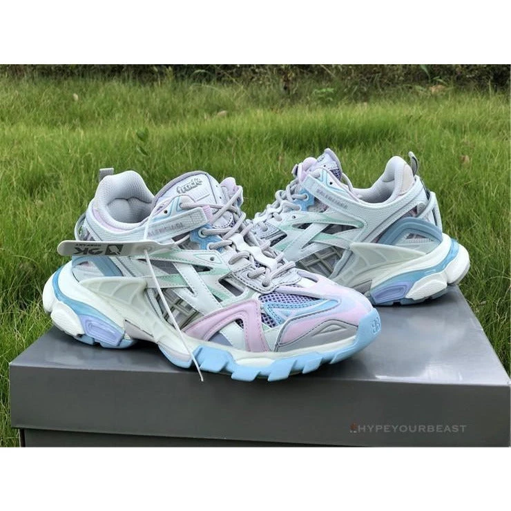 Hypeyourbeast Balenciaga BCG Track Sneakers 3.0 White Blue 2 Hypeyourbeast Balenciaga BCG Track Sneakers 3.0 White Blue
