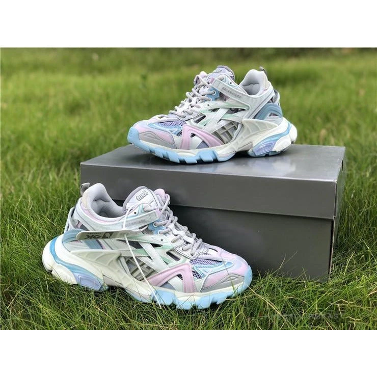 Hypeyourbeast Balenciaga BCG Track Sneakers 3.0 White Blue 6 Hypeyourbeast Balenciaga BCG Track Sneakers 3.0 White Blue