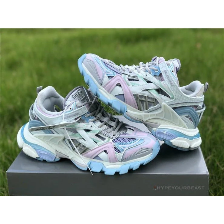 Hypeyourbeast Balenciaga BCG Track Sneakers 3.0 White Blue 1 Hypeyourbeast Balenciaga BCG Track Sneakers 3.0 White Blue