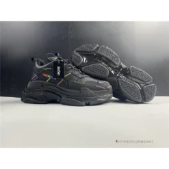 Hypeyourbeast BCG Triple S All Over Logo Black Rainbow Balenciaga Triple S