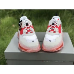 Hypeyourbeast BCG Triple S Clear Sole Red / White 12 Hypeyourbeast BCG Triple S Clear Sole Red / White