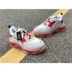 Hypeyourbeast BCG Triple S Clear Sole Red / White