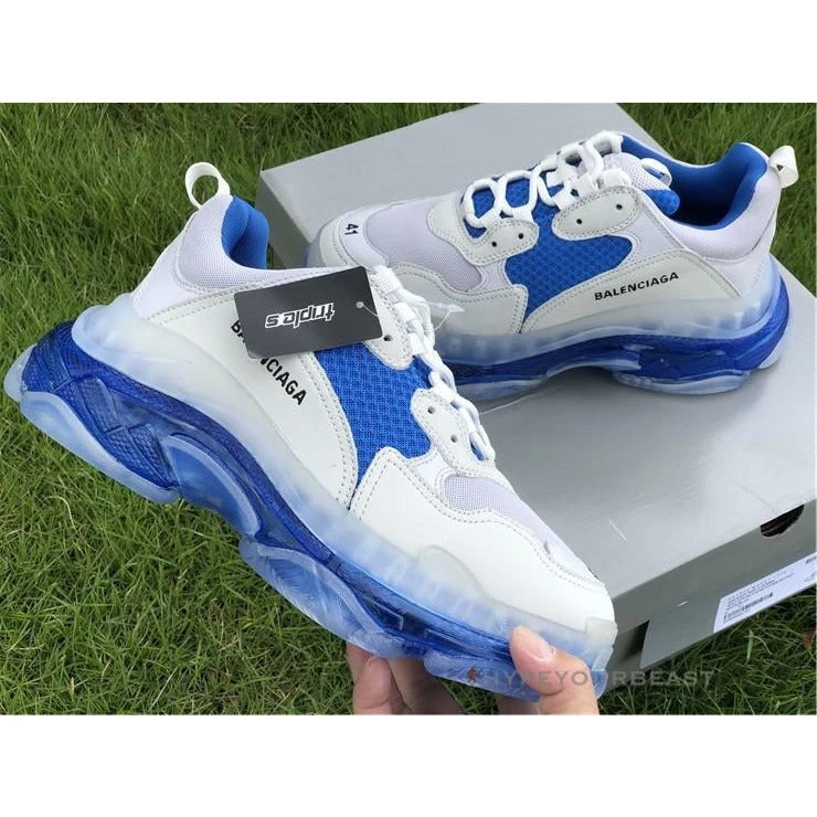 Hypeyourbeast BCG Triple S White / Blue Balenciaga 4 Hypeyourbeast BCG Triple S White / Blue Balenciaga