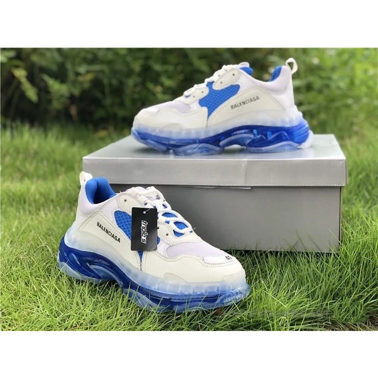 Hypeyourbeast BCG Triple S White / Blue Balenciaga 12 Hypeyourbeast BCG Triple S White / Blue Balenciaga