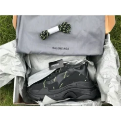 Hypeyourbeast BCG Triple S Allover Logo - Black Fluo Yellow 12 Hypeyourbeast BCG Triple S Allover Logo - Black Fluo Yellow