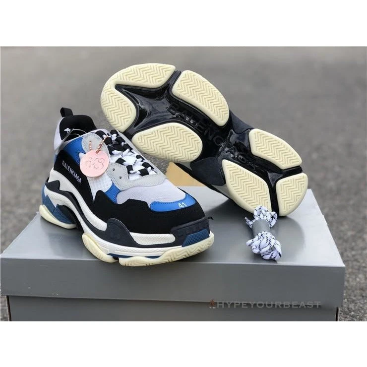 Hypeyourbeast BCG Triple S Sneakers Black / Blue / White 1 Hypeyourbeast BCG Triple S Sneakers Black / Blue / White
