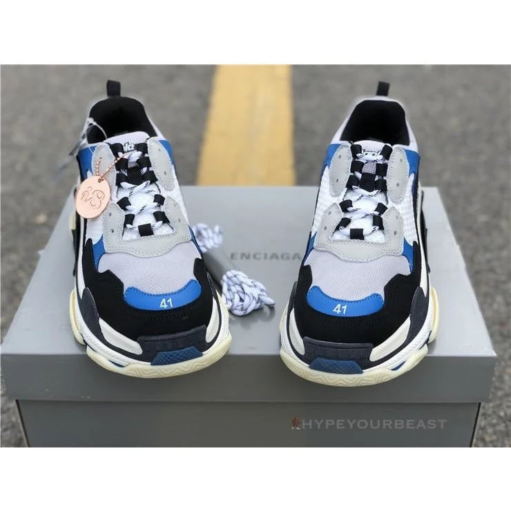 Hypeyourbeast BCG Triple S Sneakers Black / Blue / White 3 Hypeyourbeast BCG Triple S Sneakers Black / Blue / White