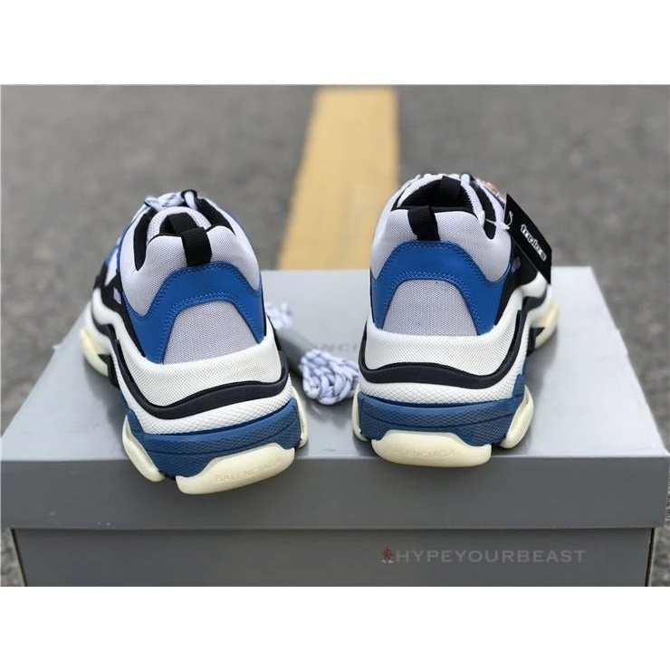 Hypeyourbeast BCG Triple S Sneakers Black / Blue / White 4 Hypeyourbeast BCG Triple S Sneakers Black / Blue / White