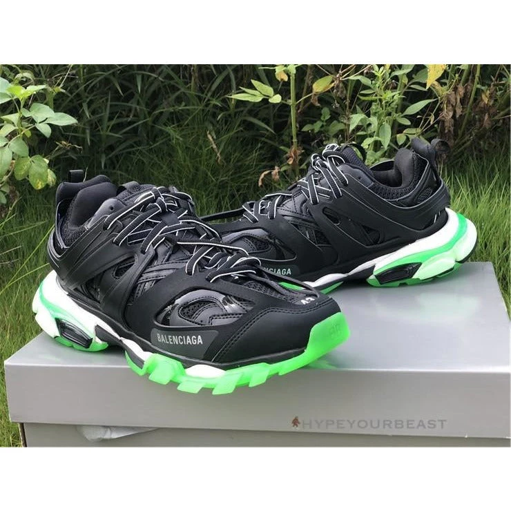 Hypeyourbeast BCG Track Sneakers Black / Green 4 Hypeyourbeast BCG Track Sneakers Black / Green