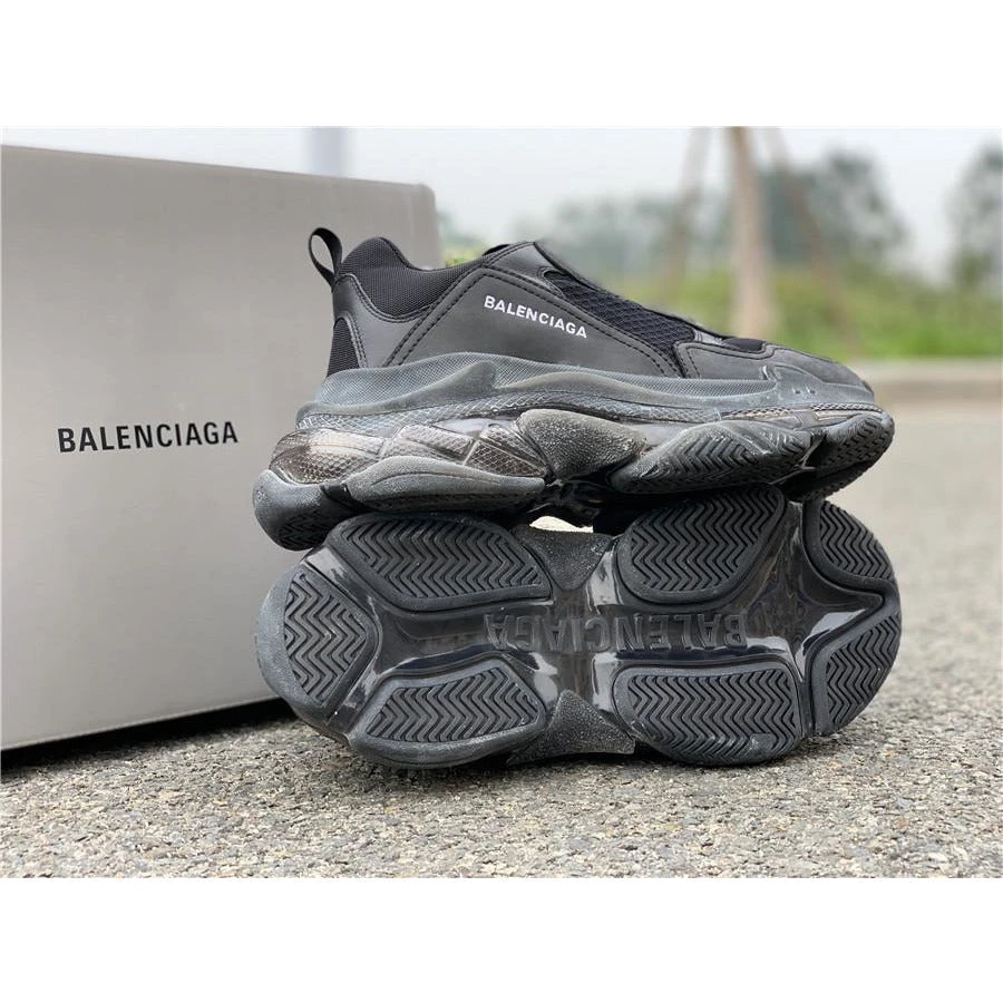Hypeyourbeast Balenciaga BCG Triple S Black / Clear Sole 5 Hypeyourbeast Balenciaga BCG Triple S Black / Clear Sole