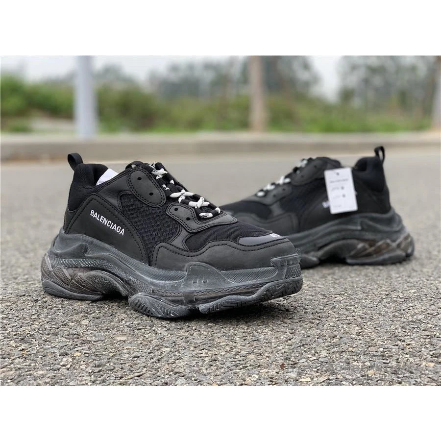 Hypeyourbeast Balenciaga BCG Triple S Black / Clear Sole 3 Hypeyourbeast Balenciaga BCG Triple S Black / Clear Sole