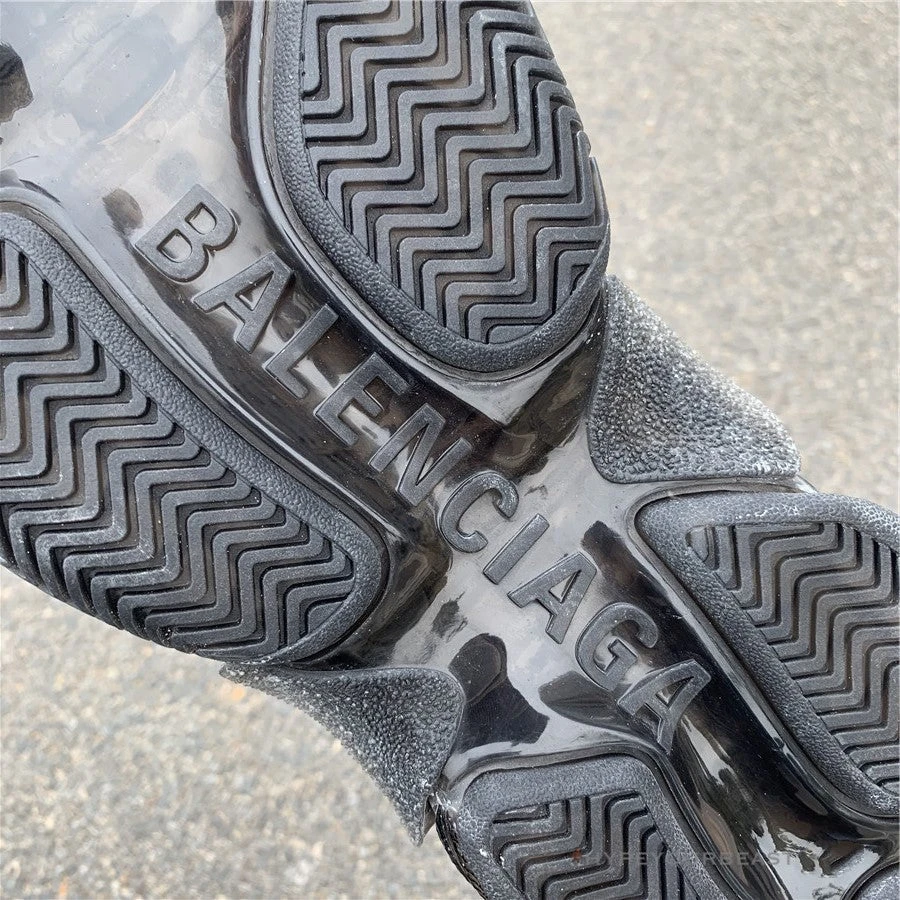 Hypeyourbeast Balenciaga BCG Triple S Black / Clear Sole 9 Hypeyourbeast Balenciaga BCG Triple S Black / Clear Sole