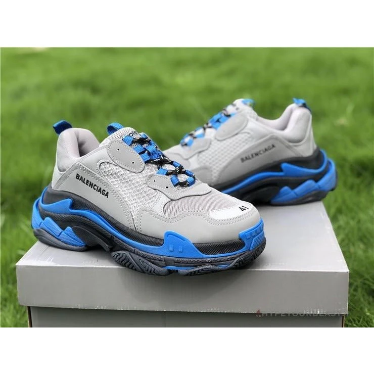 Hypeyourbeast BCG Triple S Grey / Blue Balenciaga Triple S 3 Hypeyourbeast BCG Triple S Grey / Blue Balenciaga Triple S