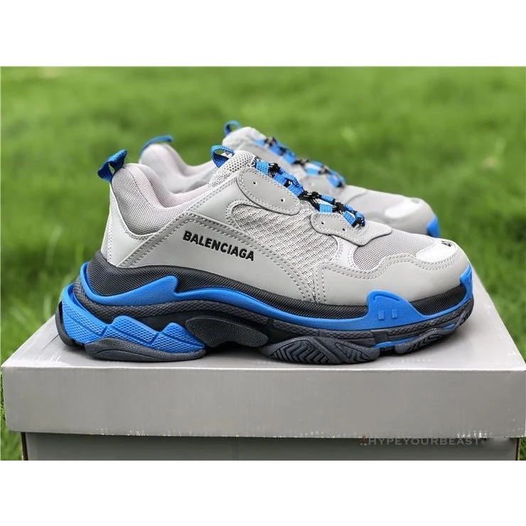 Hypeyourbeast BCG Triple S Grey / Blue Balenciaga Triple S 5 Hypeyourbeast BCG Triple S Grey / Blue Balenciaga Triple S