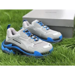 Hypeyourbeast BCG Triple S Grey / Blue Balenciaga Triple S 16 Hypeyourbeast BCG Triple S Grey / Blue Balenciaga Triple S
