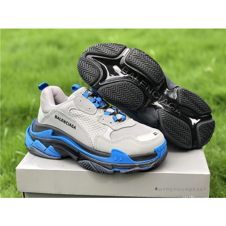 Hypeyourbeast BCG Triple S Grey / Blue Balenciaga Triple S 4 Hypeyourbeast BCG Triple S Grey / Blue Balenciaga Triple S