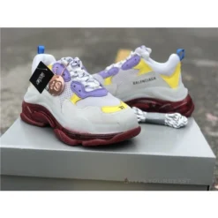 Hypeyourbeast Balenciaga BCG Triple S Purple Yellow