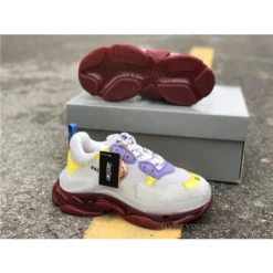 Hypeyourbeast Balenciaga BCG Triple S Purple Yellow