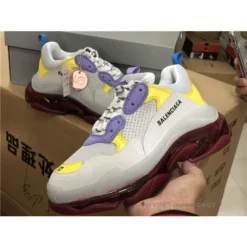 Hypeyourbeast Balenciaga BCG Triple S Purple Yellow