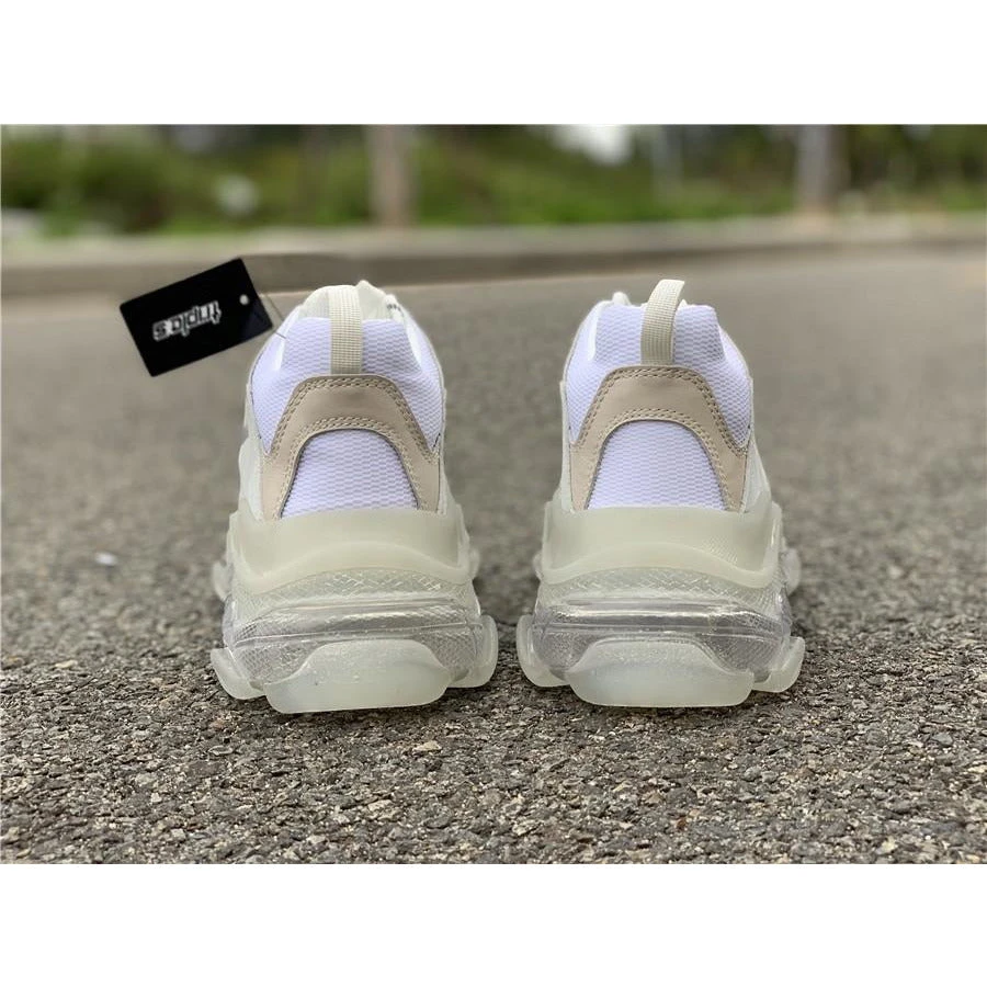 Hypeyourbeast Balenciaga BCG Triple S White / Clear Sole 7 Hypeyourbeast Balenciaga BCG Triple S White / Clear Sole
