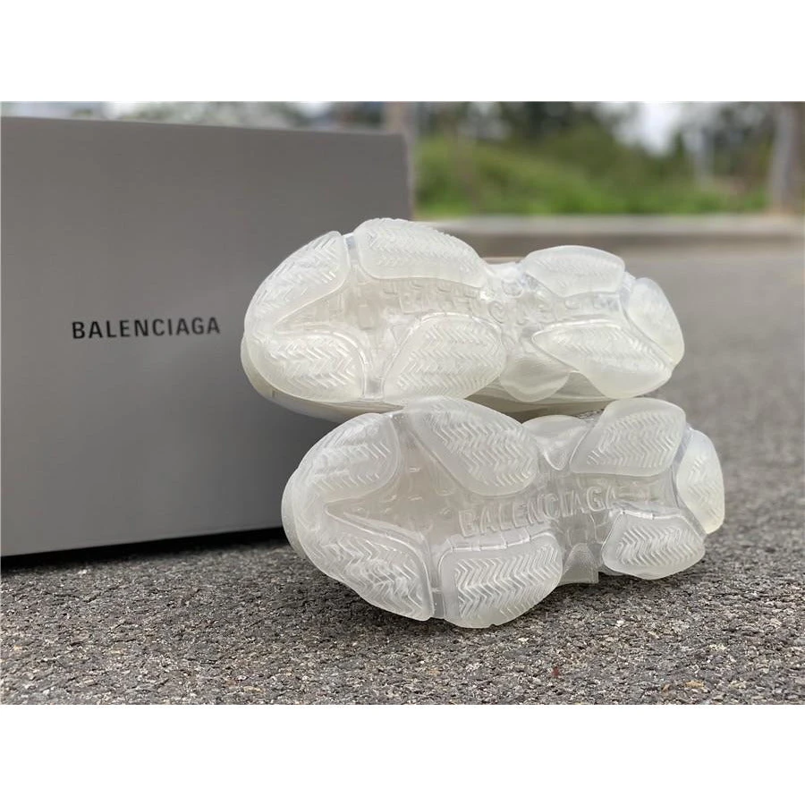 Hypeyourbeast Balenciaga BCG Triple S White / Clear Sole 9 Hypeyourbeast Balenciaga BCG Triple S White / Clear Sole