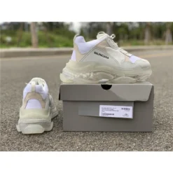 Hypeyourbeast Balenciaga BCG Triple S White / Clear Sole 22 Hypeyourbeast Balenciaga BCG Triple S White / Clear Sole