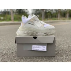 Hypeyourbeast Balenciaga BCG Triple S White / Clear Sole 17 Hypeyourbeast Balenciaga BCG Triple S White / Clear Sole