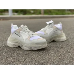 Hypeyourbeast Balenciaga BCG Triple S White / Clear Sole 18 Hypeyourbeast Balenciaga BCG Triple S White / Clear Sole