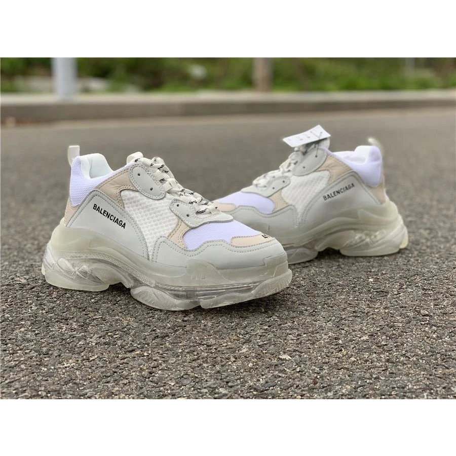 Hypeyourbeast Balenciaga BCG Triple S White / Clear Sole 6 Hypeyourbeast Balenciaga BCG Triple S White / Clear Sole