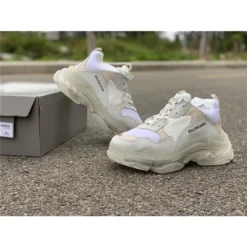 Hypeyourbeast Balenciaga BCG Triple S White / Clear Sole