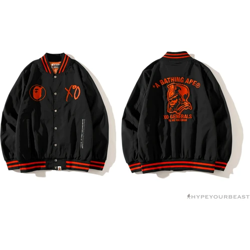 Hypeyourbeast BAPE X XO Red Jacket Baseball Uniform Clothes 14 Hypeyourbeast BAPE X XO Red Jacket Baseball Uniform Clothes