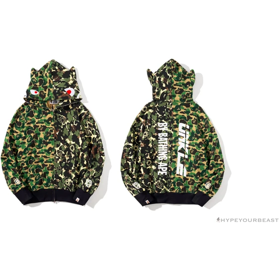 Hypeyourbeast BAPE X UNKLE Camouflage Green Belt Ear Hoodie Clothes 18 Hypeyourbeast BAPE X UNKLE Camouflage Green Belt Ear Hoodie Clothes
