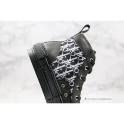 Hypeyourbeast Dior B23 High Top Canvas Oblique Black