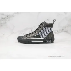 Hypeyourbeast Dior B23 High Top Canvas Oblique Black