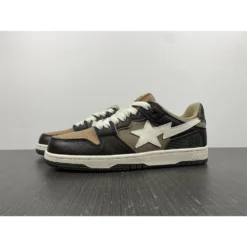 Hypeyourbeast Bape Sta Low Top Sneakers 'Brown Leather'