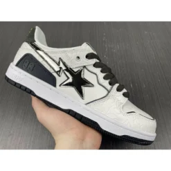 Hypeyourbeast Bape Sta Low Top Sneakers 'White Metallic Silver' 19 Hypeyourbeast Bape Sta Low Top Sneakers 'White Metallic Silver'