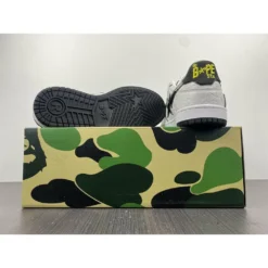 Hypeyourbeast Bape Sta Low Top Sneakers 'White Metallic Silver' 28 Hypeyourbeast Bape Sta Low Top Sneakers 'White Metallic Silver'