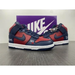 Hypeyourbeast Nike SB Dunk High Supreme 'By Any Means Red Navy'