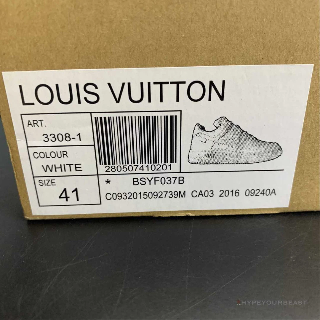 Hypeyourbeast Nike Air Force 1 Low 'LV Monogram White Off-White' 7 Hypeyourbeast Nike Air Force 1 Low 'LV Monogram White Off-White'