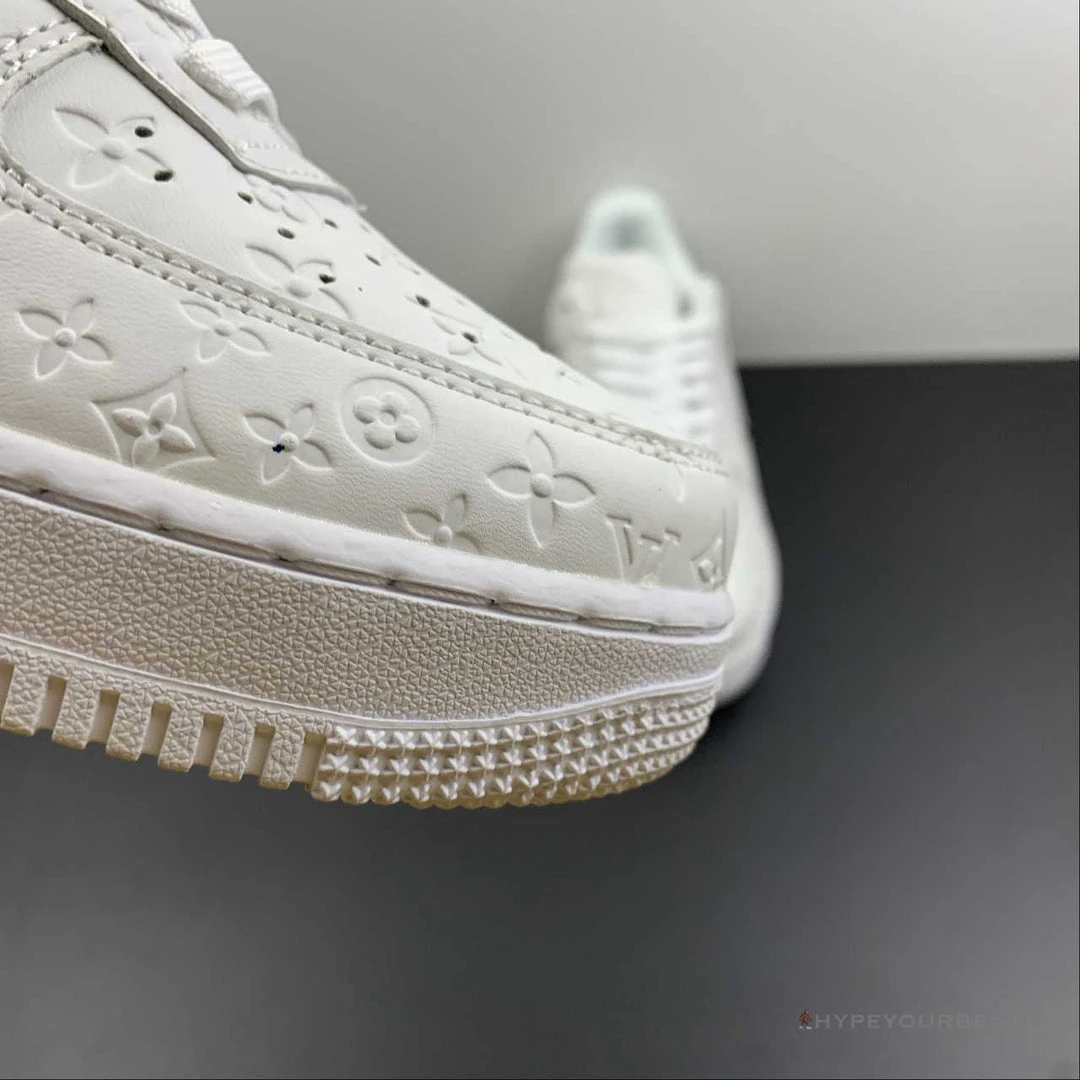 Hypeyourbeast Nike Air Force 1 Low 'LV Monogram White Off-White' 9 Hypeyourbeast Nike Air Force 1 Low 'LV Monogram White Off-White'