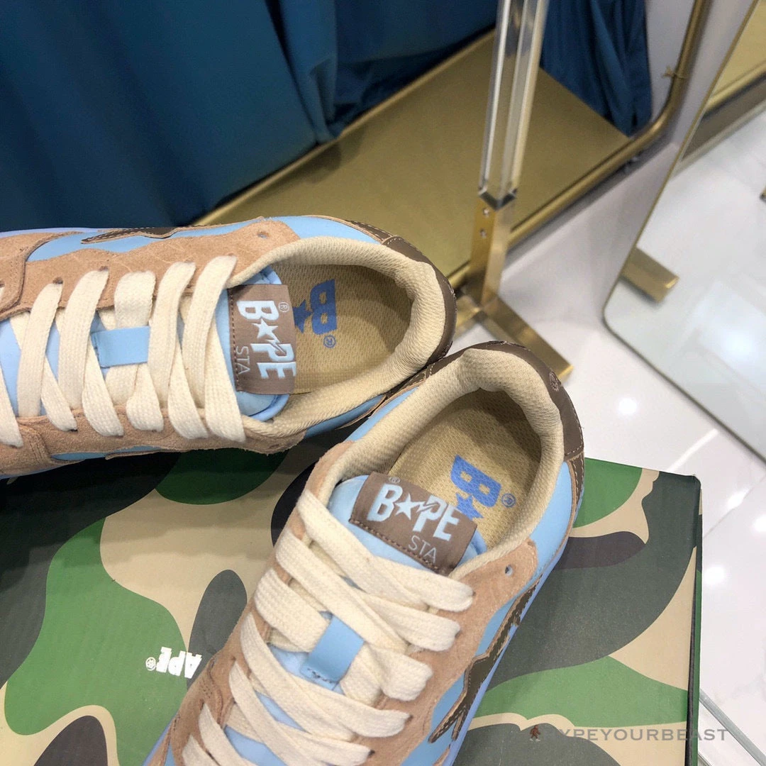 Hypeyourbeast Bape Sta Low Top Sneakers Clay Blue 7 Hypeyourbeast Bape Sta Low Top Sneakers Clay Blue