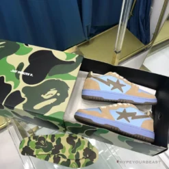 Hypeyourbeast Bape Sta Low Top Sneakers Clay Blue 17 Hypeyourbeast Bape Sta Low Top Sneakers Clay Blue