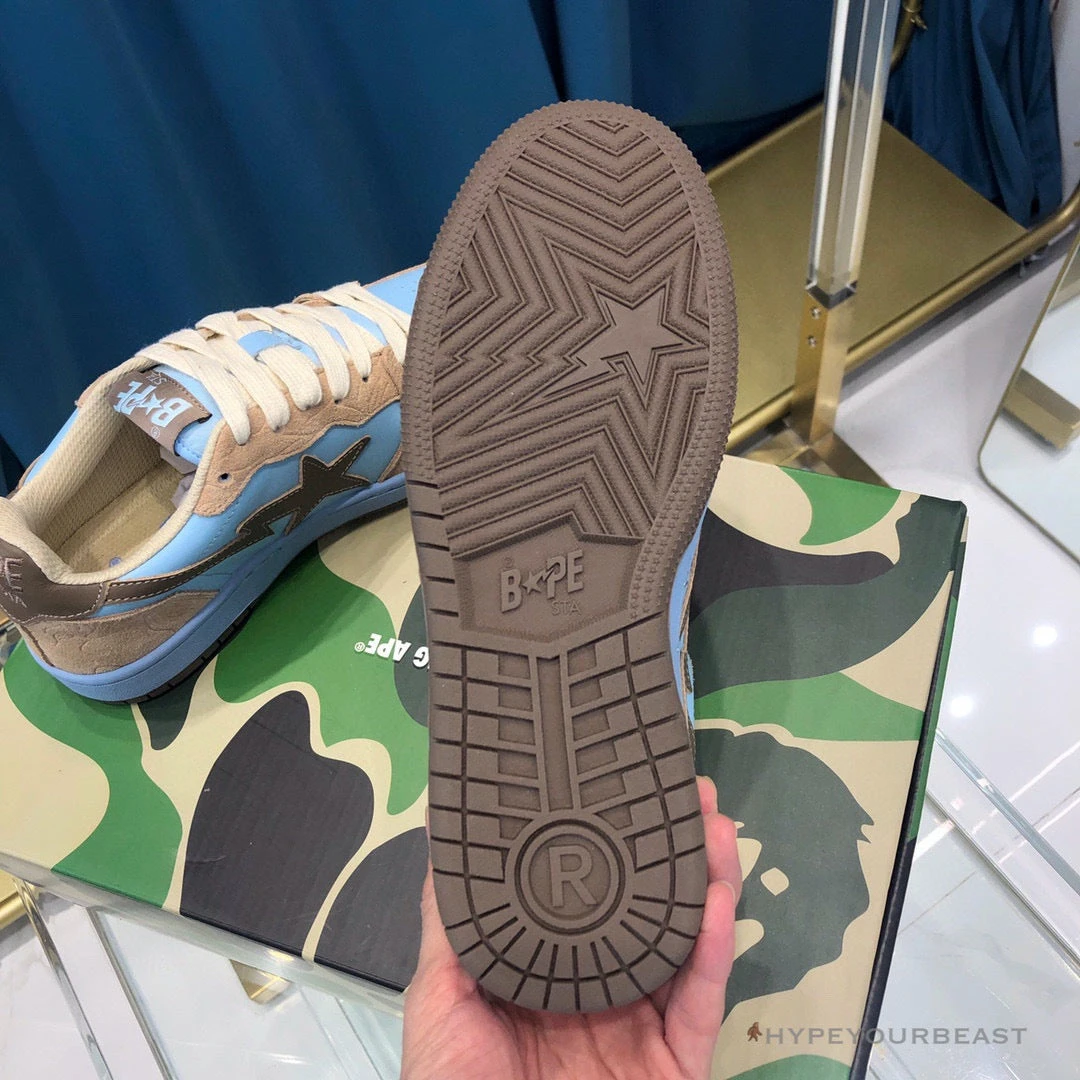 Hypeyourbeast Bape Sta Low Top Sneakers Clay Blue 9 Hypeyourbeast Bape Sta Low Top Sneakers Clay Blue